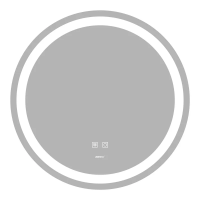 Зеркало Solo MC-01-60/LED/Touch/Anti-fog/Димер/Регулятор яркости/600х600 (ZX6063)